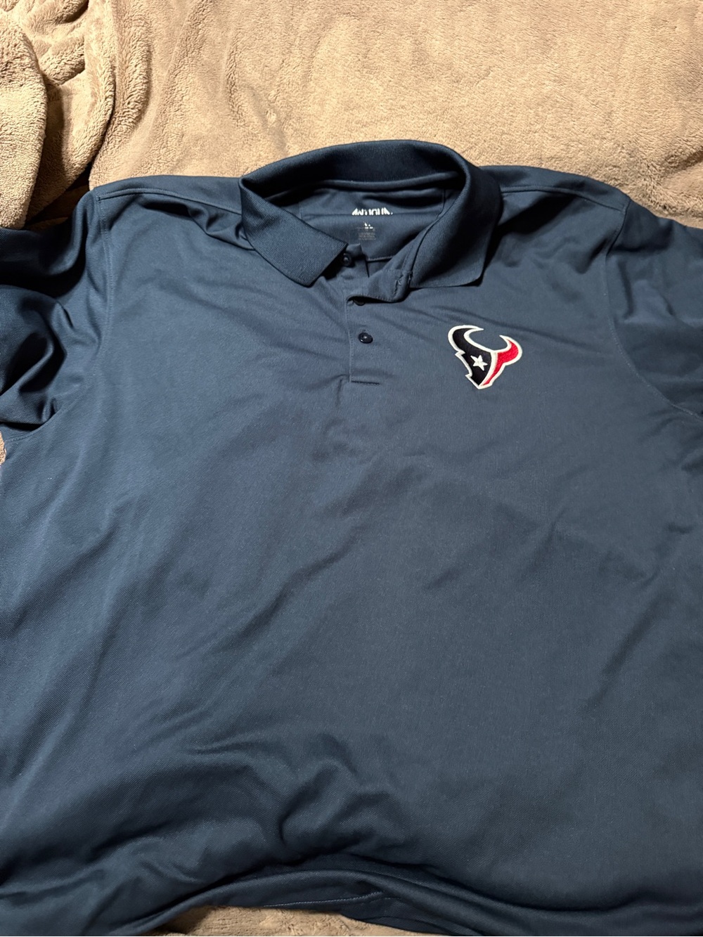 Antigua Navy Polo with Team Bull Head Logo